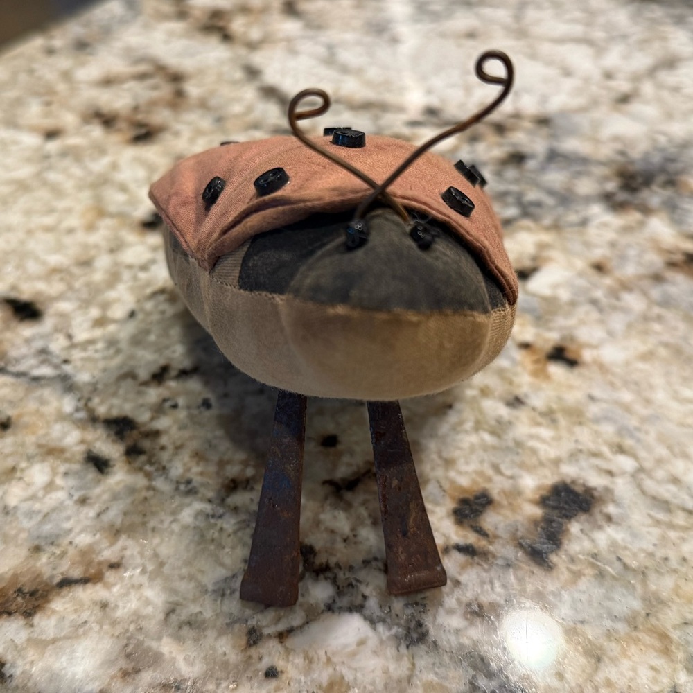 Primitive Rustic Ladybug Lucky for Mothers Day.